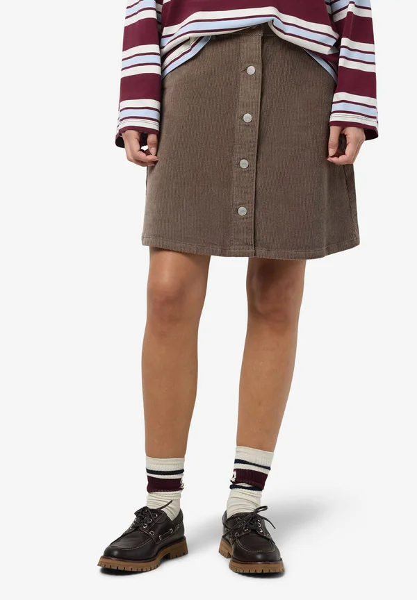 RONNIE NW A SHAPE - A-line skirt - morel