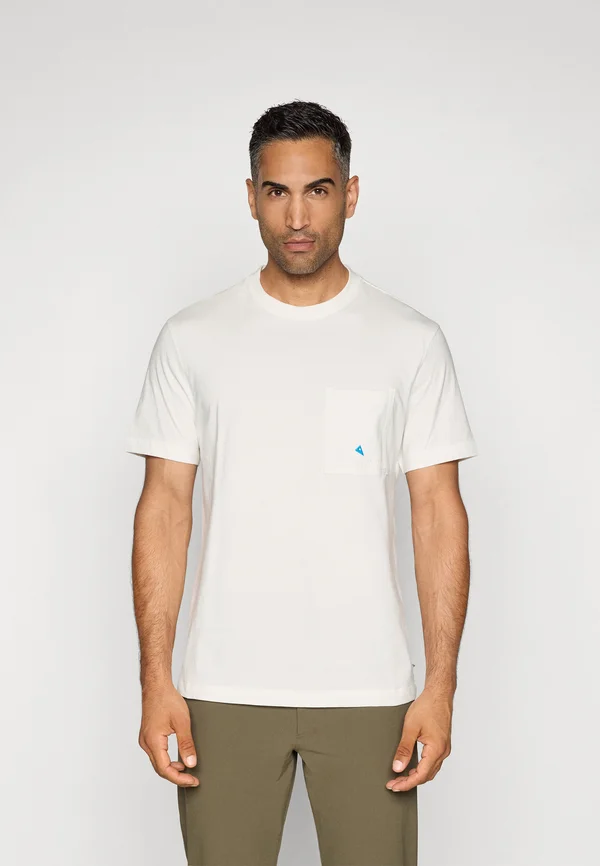 ROOT POCKET TEE - Print T-shirt - snow