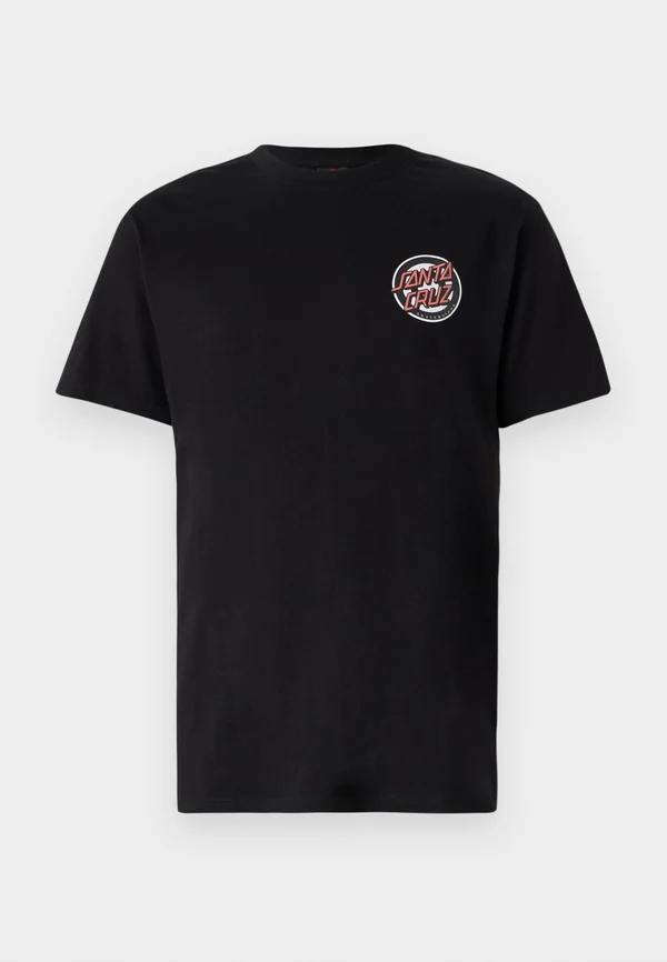 ROSKOPP SCREAMING TARGET UNISEX - Print T-shirt - black