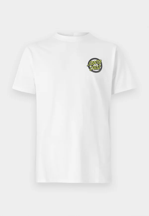 ROSKOPP SCREAMING TARGET UNISEX - Print T-shirt - white