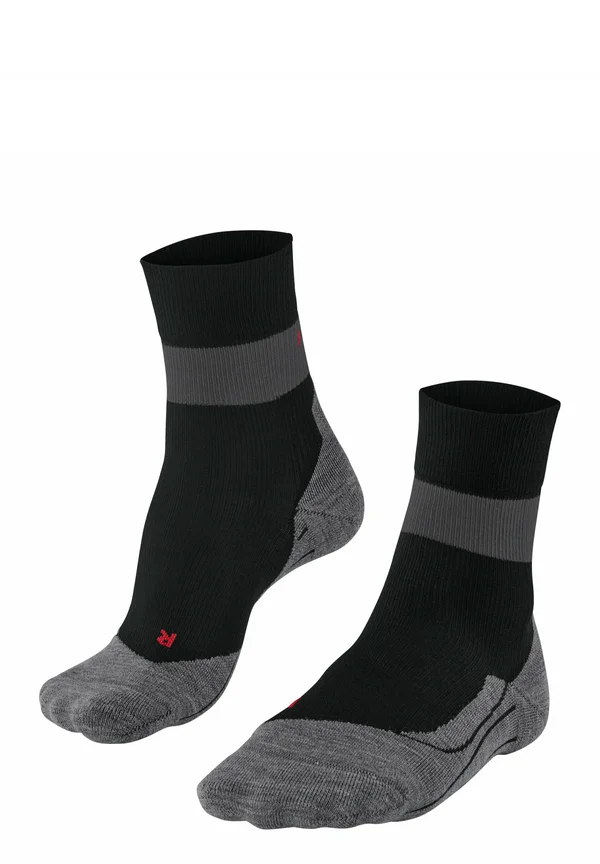 RU COMPRESSION STABILIZING RUNNING LIGHT CUSHIONING - Sports socks - black mix