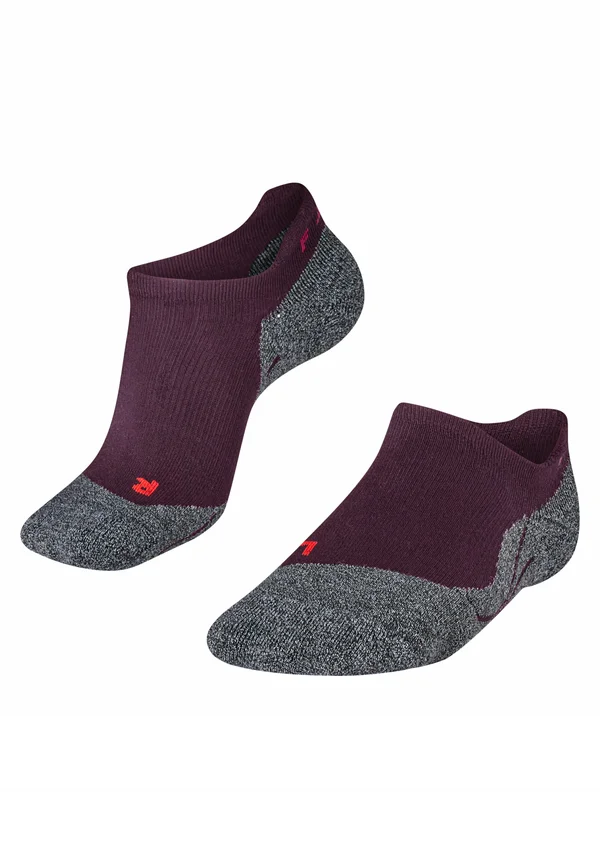 RU3 INVISIBLE RUNNING EXTRA-STRONG CUSHIONING - Socks - dark mauve