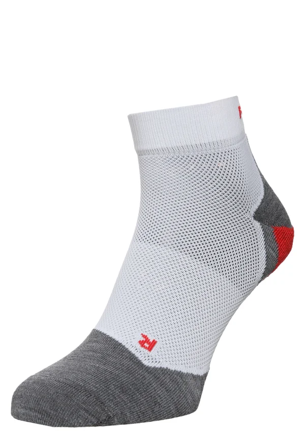 RU5 SHORT RUNNING LIGHT CUSHIONING - Sports socks - white/grey