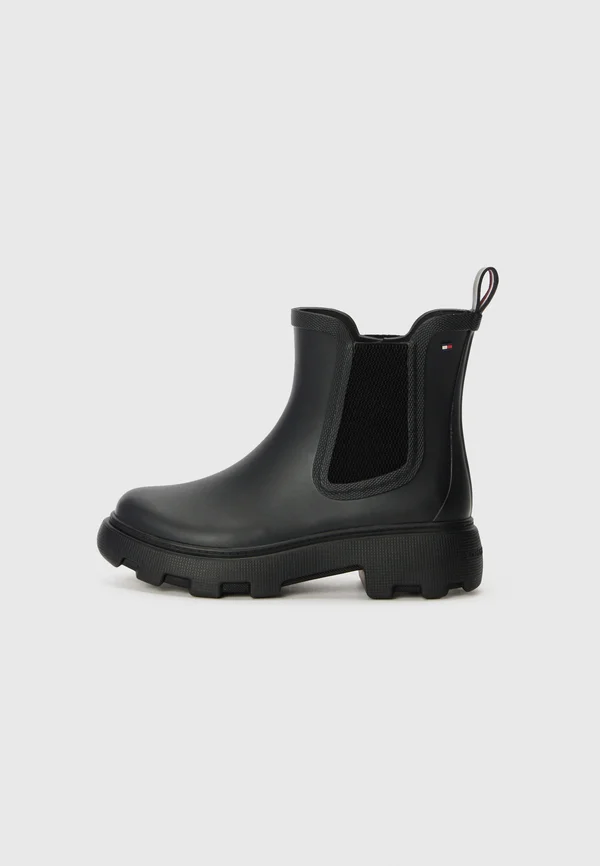 RUBBER FLAG CLEATED RAINBOOT - Wellies - black