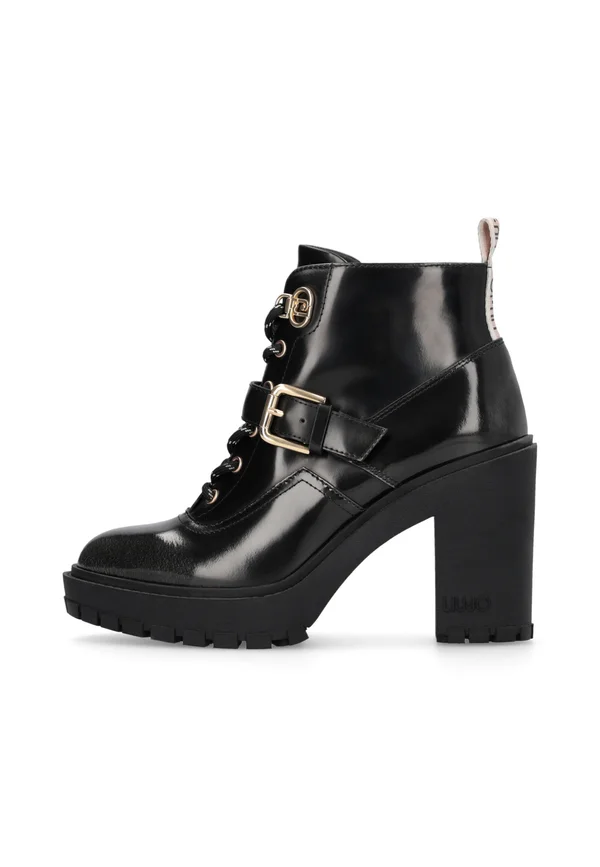 RUBY  - Lace-up ankle boots - black