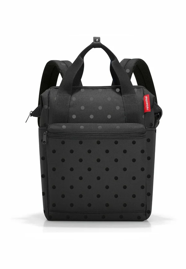 Rucksack - glossy dots black
