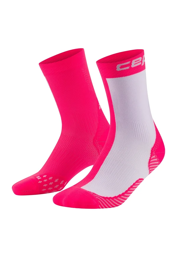 RUN COMPRESSION EDITION HALF&HALF MID CUT 5.0 - Sports socks - pink lilac