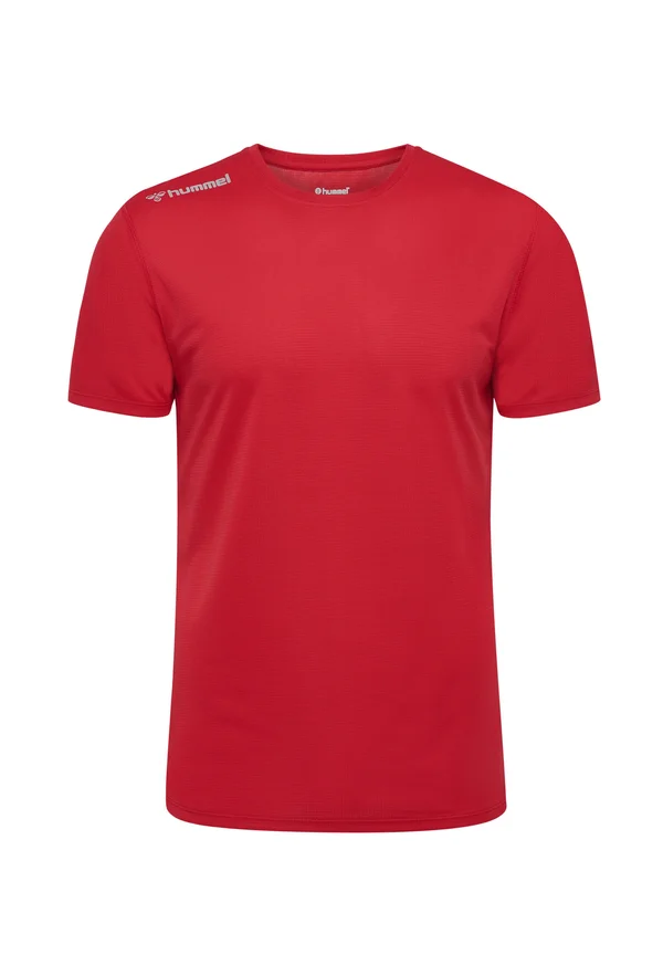 RUN - Print T-shirt - tango red