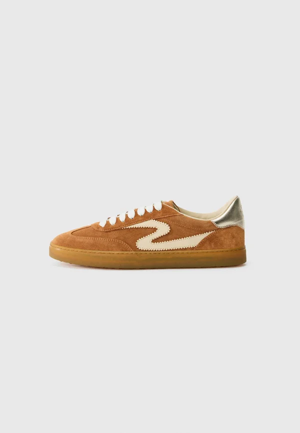 RUNAROUND - Trainers - luxe saddle/linen/platinum