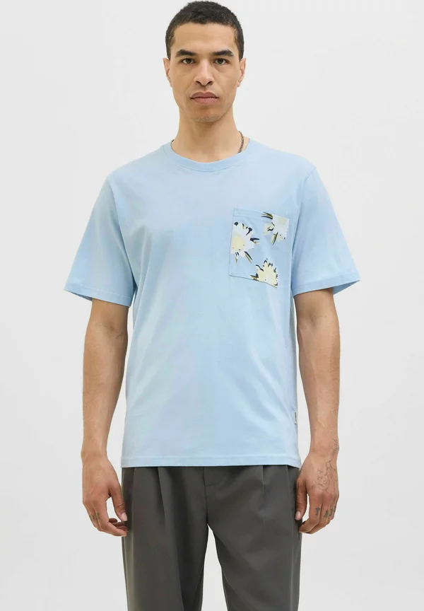 RUNDHALSAUSSCHNITT - Print T-shirt - skyway