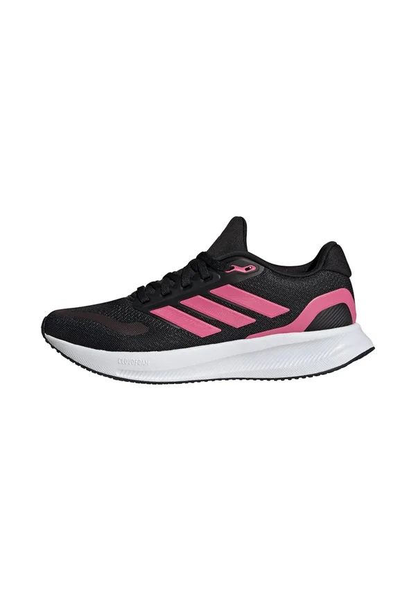 RUNFALCON - Road running shoes - core black   pink fusion   cloud white