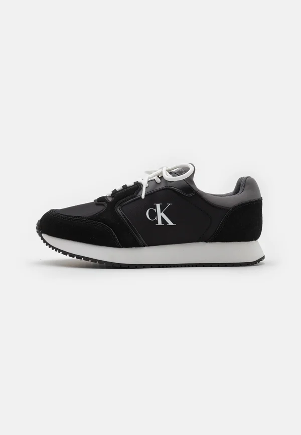 RUNNER SOCK LACEUP  - Trainers - black/charcoal grey/bright white