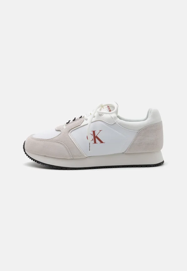 RUNNER SOCK LACEUP  - Trainers - bright white/black/aragon