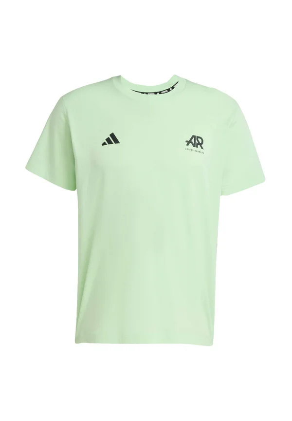 RUNNERS - Print T-shirt - semi green spark