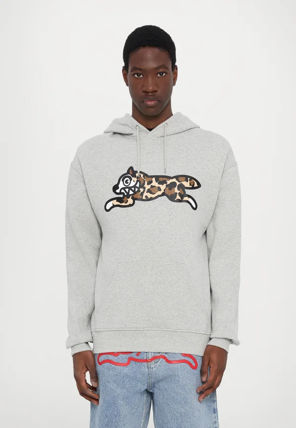 RUNNING DOG POPOVER HOOD - Sweatshirt - heather grey