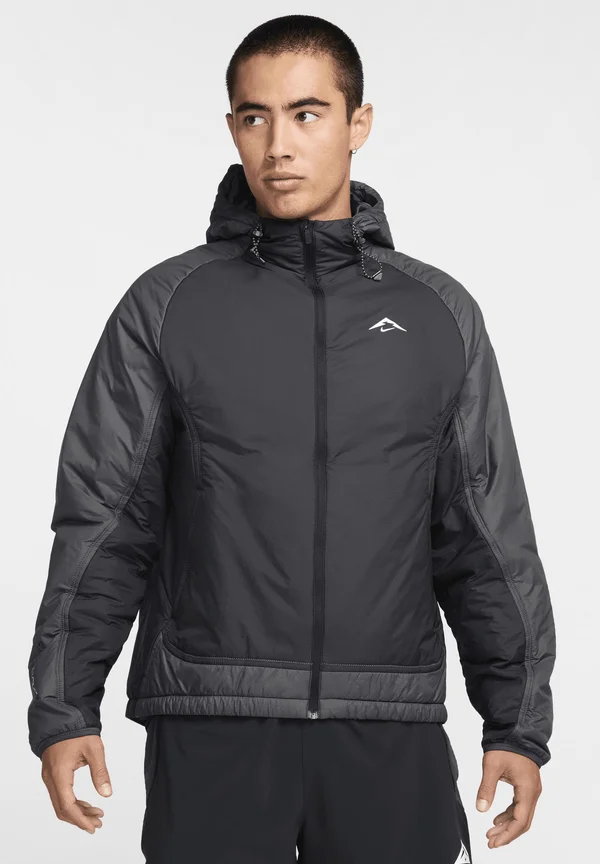 Running jacket - black anthracite summit white