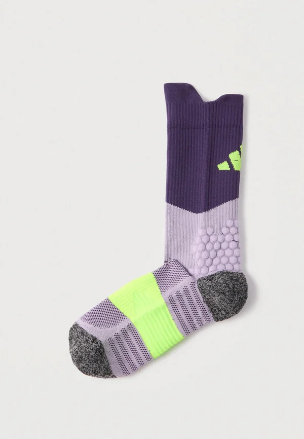 RUNXBOOST SOCK UNISEX - Sports socks - powder plum/aurora plum/solar yellow