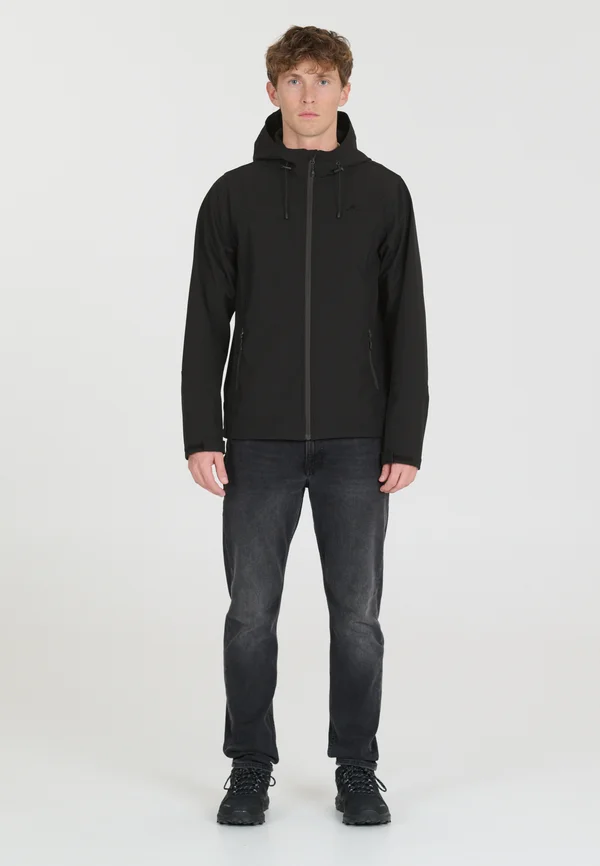 RYDER - Soft shell jacket - a black