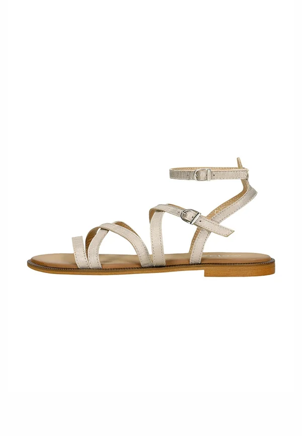 RZYMIANK Z CIENKIMI PASKAMI - Sandals - gold coloured