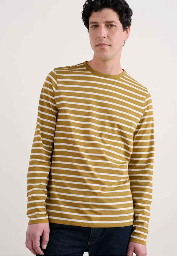 SAILOR - Long sleeved top - yellow - breton pear