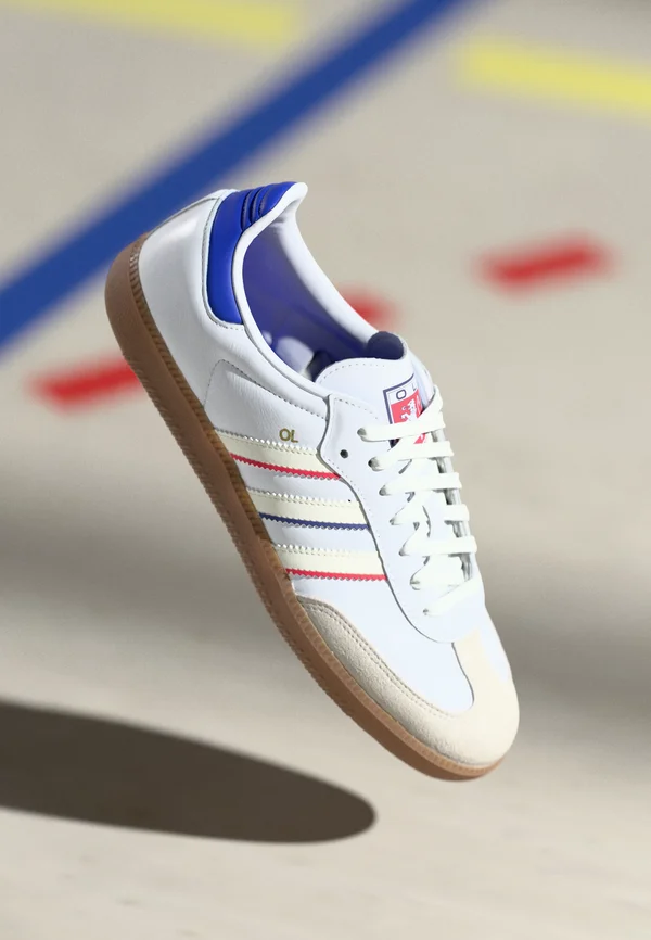 SAMBA LICENSED - Indoor football boots - footwear white/lucid blue/pure ruby