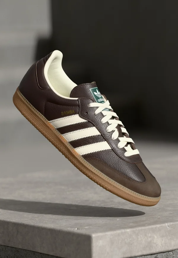 SAMBA OG UNISEX - Trainers - dark brown/off white