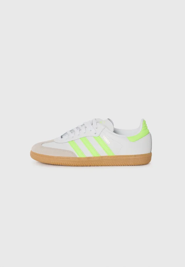SAMBA OG UNISEX - Trainers - ftwr white/signal green/gum