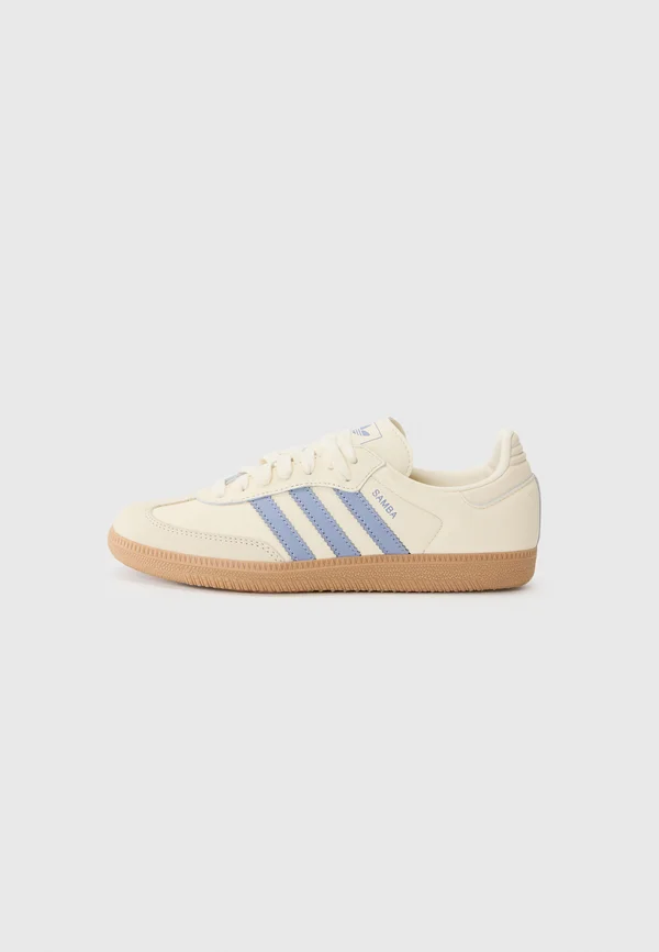 SAMBA  - Trainers - cream white/silver violet/gum