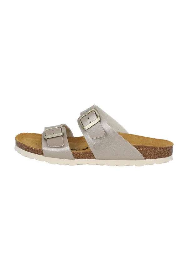 SAMOS PF - Mules - beige metallic