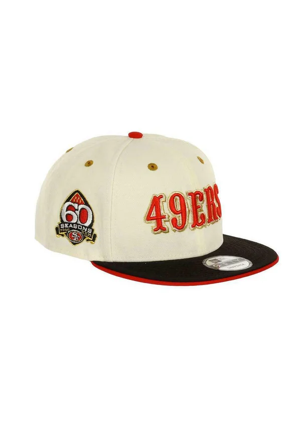 SAN FRANCISCO 49ERS 60 SEASONS SIDEPATCH CHROME 9FIFTY SNAPBACK - Cap - weiss
