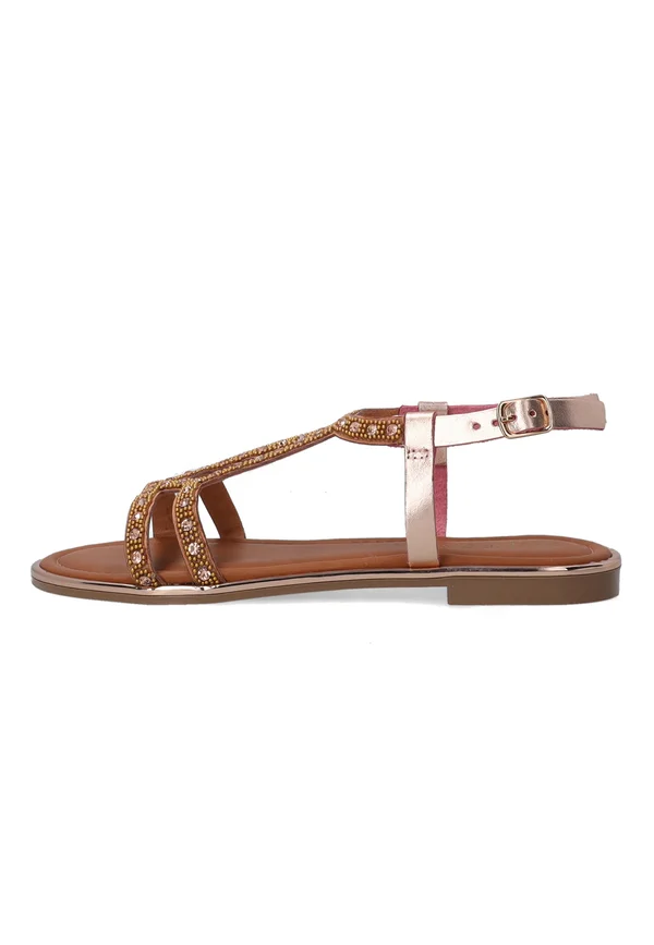 Sandals - gold-coloured