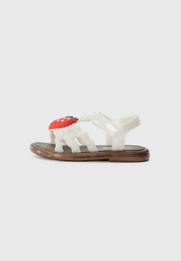 Sandals - white/red
