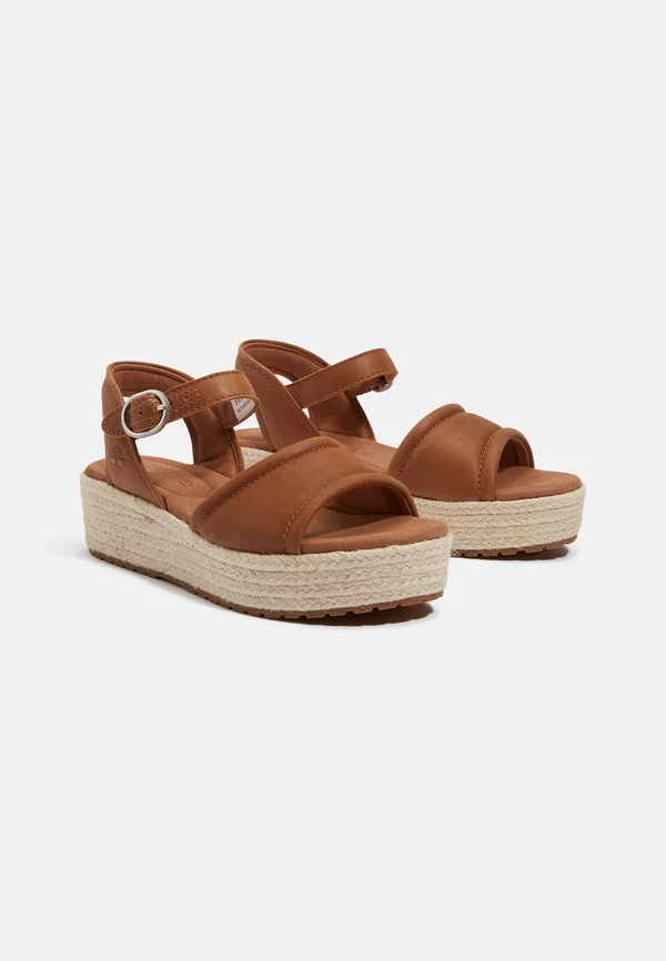 SANTORINI SUN - Espadrilles - rust full grain