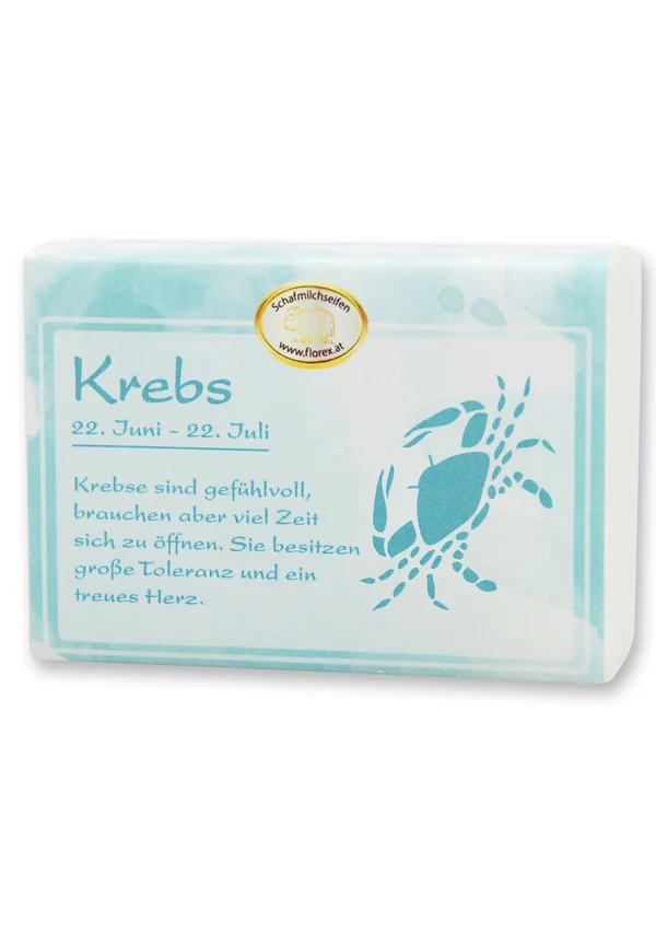 SCHAFMILCH SEIFE CLASSIC STERNZEICHEN KREBS - Soap bar - weiß