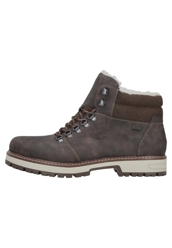 SCHNÜREN - Winter boots - dark brown