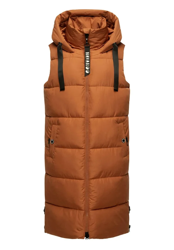 SCHNUFFELCHEN - Waistcoat - rusty cinnamon