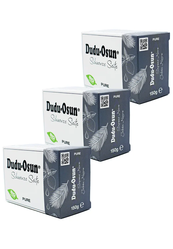 SCHWARZE SEIFE PUR AUS AFRIKA  ZERTIFIZIERT - Soap bar - schwarz