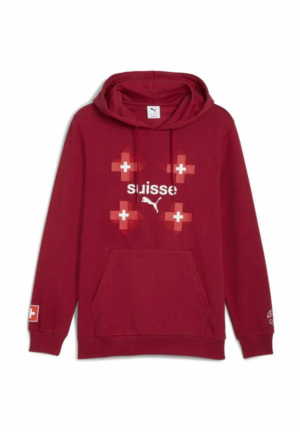 SCHWEIZ FTBLCULTURE - National team wear - dark crimson white