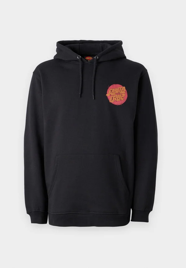 SCRAWL BRICK DOT CENTER HOOD UNISEX - Hoodie - black