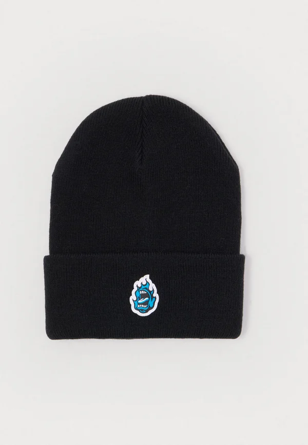 SCREAMING MINI FLAME BEANIE UNISEX - Beanie - black