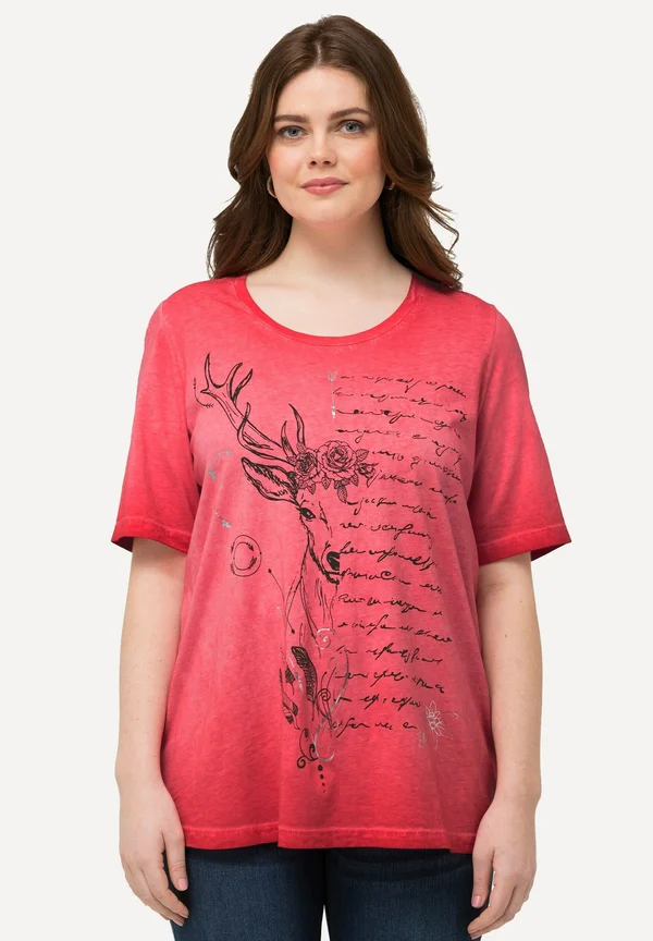 SCRIPT LETTERING  - Print T-shirt - salsa