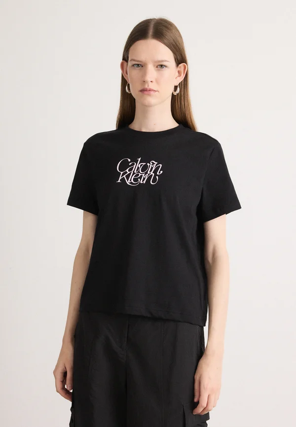 SCRIPT - Print T-shirt - black