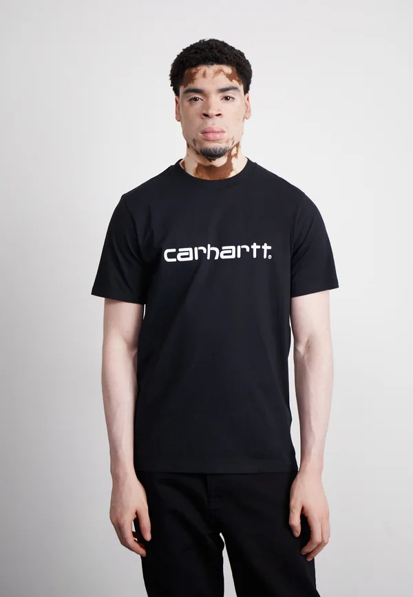 SCRIPT - Print T-shirt - black/white