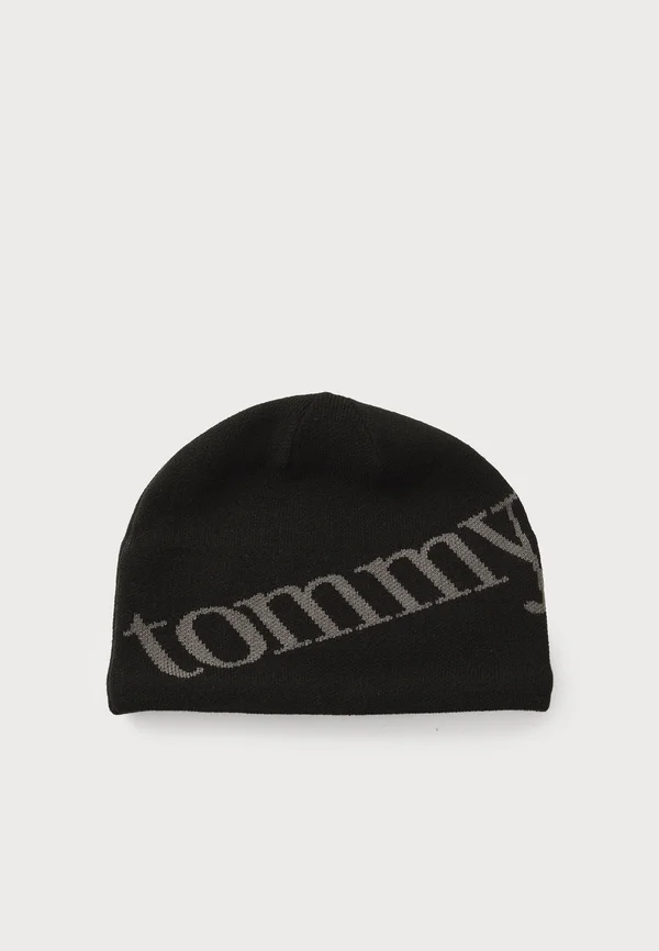 SCRIPT SKULL BEANIE - Beanie - black