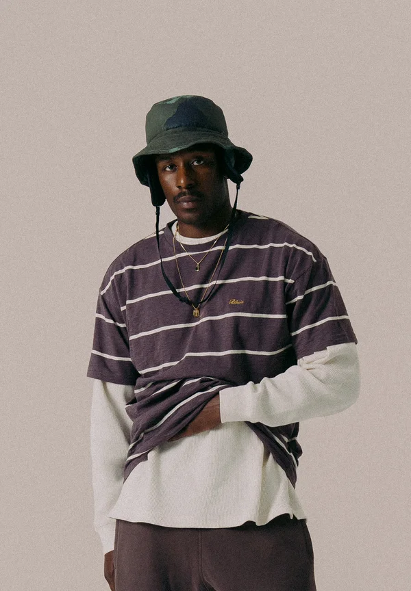 SCRIPT UNISEX - Basic T-shirt - raisin