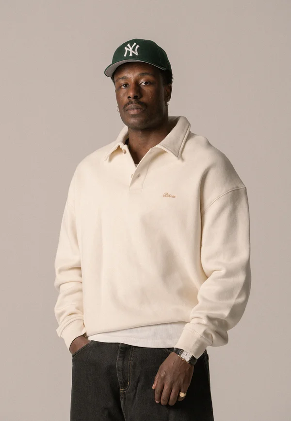 SCRIPT UNISEX - Sweatshirt - antique white