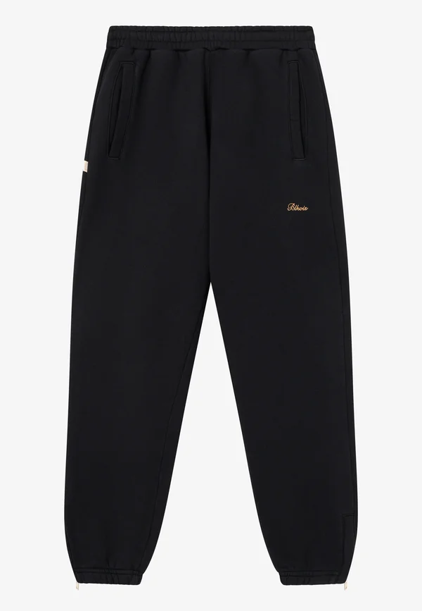 SCRIPT UNISEX - Tracksuit bottoms - black
