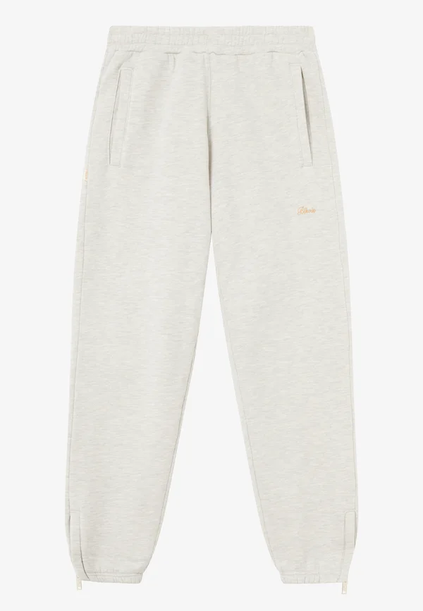 SCRIPT UNISEX - Tracksuit bottoms - grey heather