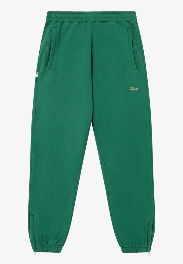 SCRIPT UNISEX - Tracksuit bottoms - hunter green
