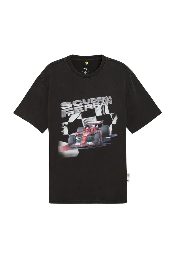 SCUDERIA FERRARI GRAPHIC - Print T-shirt - black